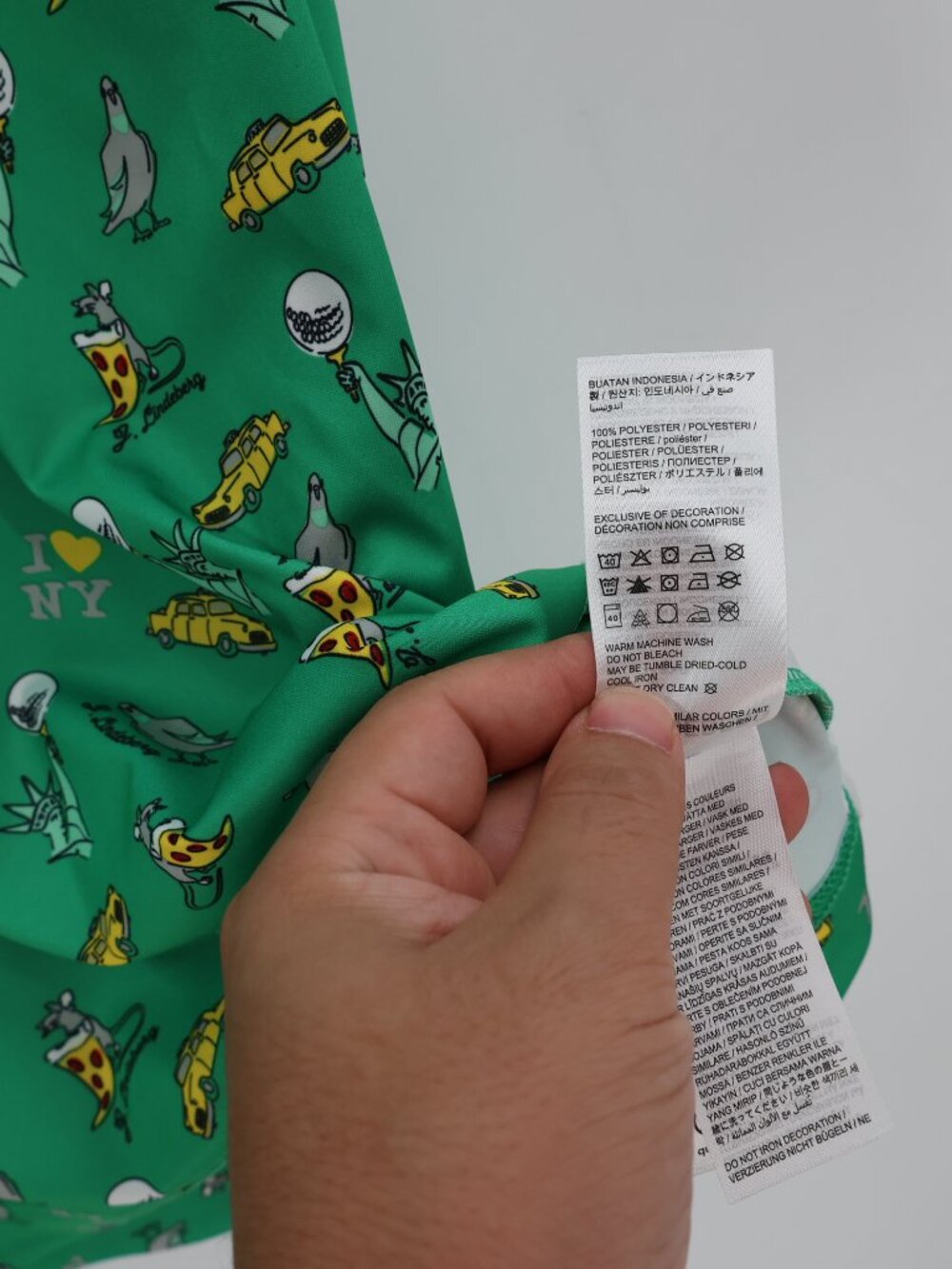 J Lindeberg Polo Shirt Mens Large Jeff Golf Pique Blarney New York Novelty Tour - Picture 8 of 14